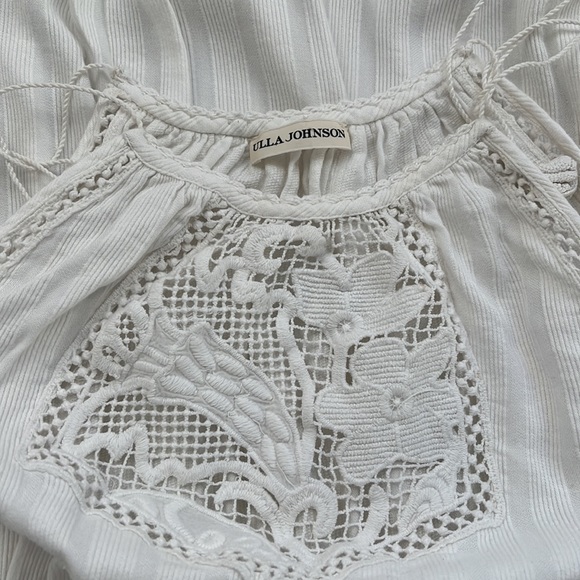 Ulla Johnson White Hania Dress | size 8 - Picture 3 of 4